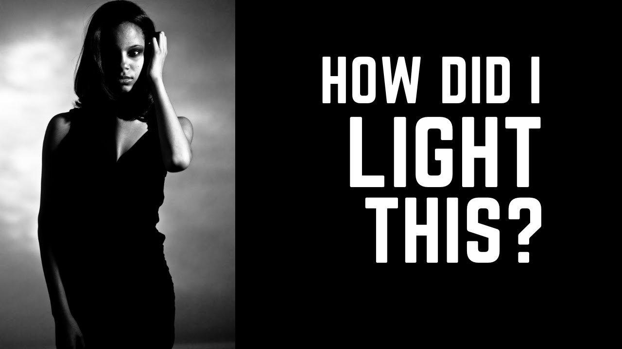 Hard Light, Contrast in Black and White - How Did I Light This?