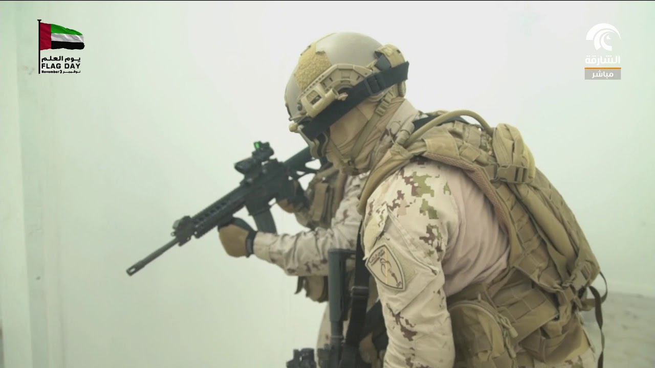 العرض العسكري لحصن الاتحاد 2 على كورنيش الخان بالشارقة