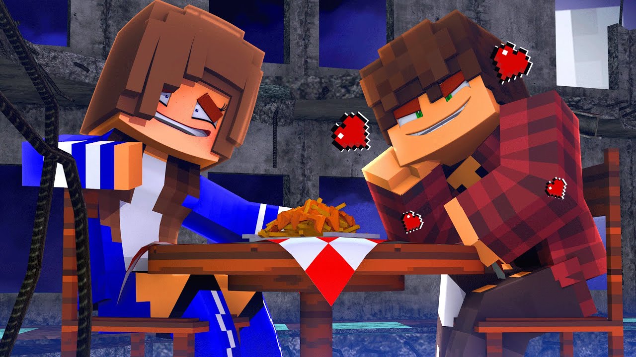 O VALENTÃO DA ESCOLA ME BEIJOU no Minecraft ◂Miika▸