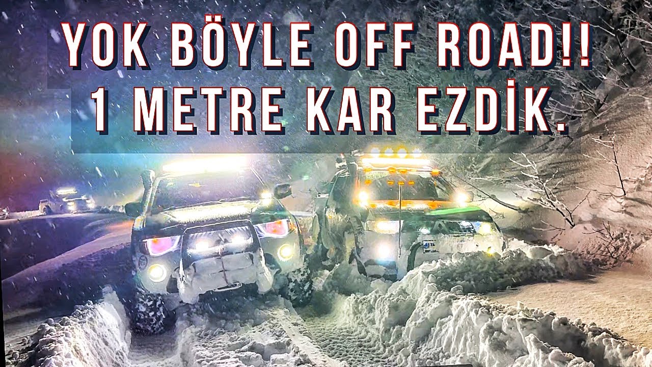 BU VİDEO’DA HERŞEY VAR. TRABZON’DA OFF ROAD NASIL OLUR ? ( TRABZON KARADAĞ YAYLASI )