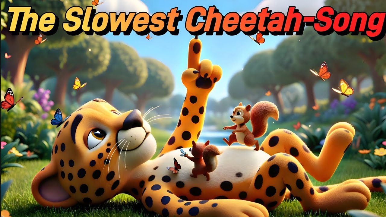 The Slowest Cheetah -Song | Kids Poem Song | AI Kids Music Land