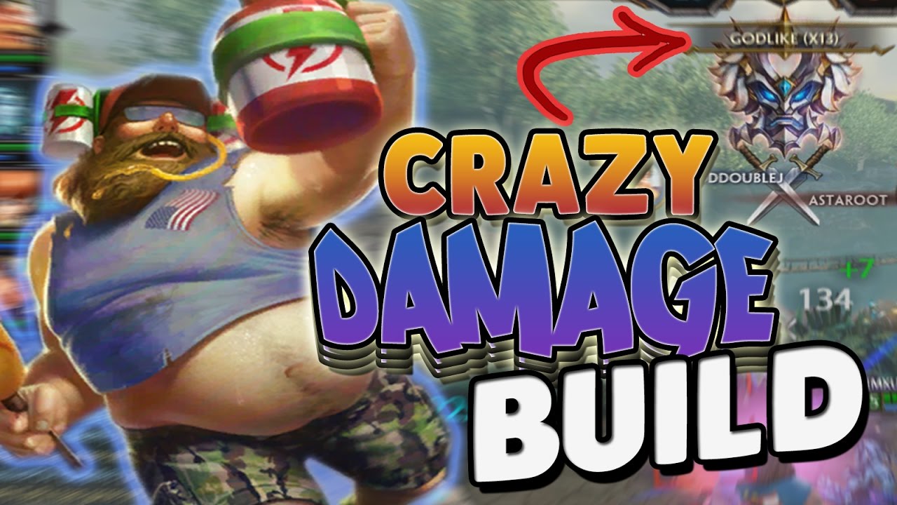 Smite: Crazy Damage Bacchus Build - GODLIKE AGAIN???