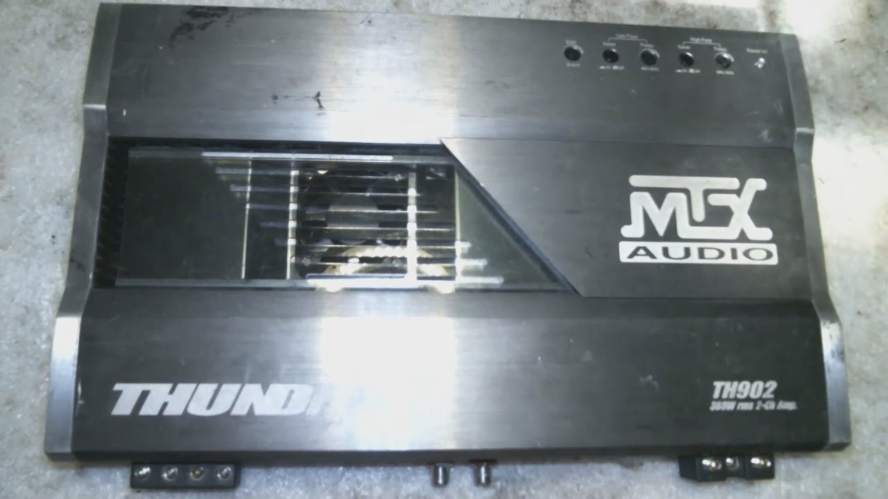 RV-ELECTRONIC - Réparation d'un Ampli MTX Thunder TH902 (faible qualité vidéo)