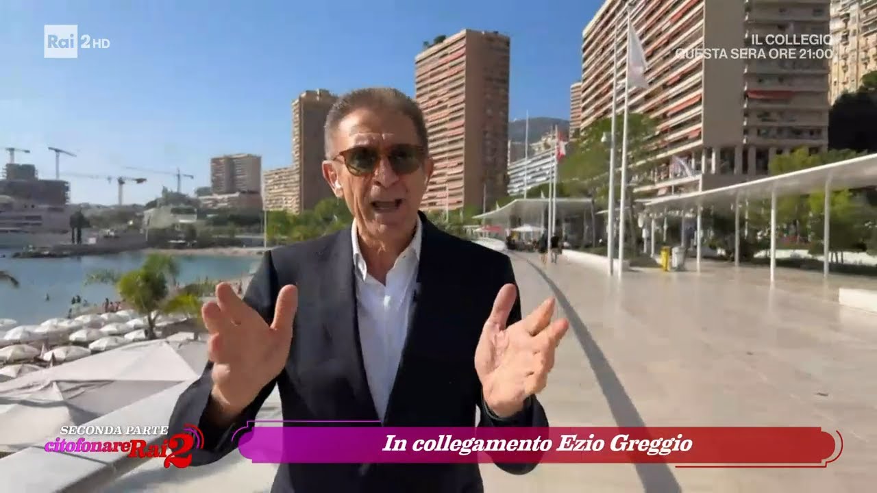 In collegamento Ezio Greggio - Citofonare Rai2 08/10/2023