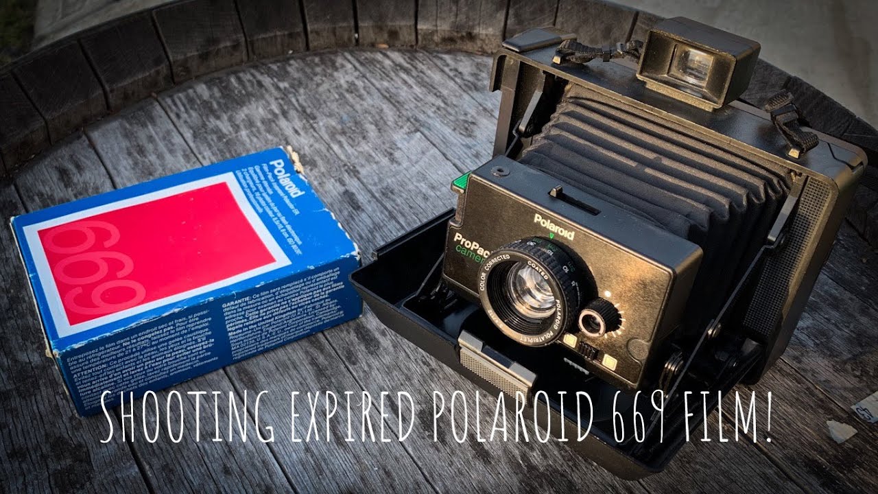 Shooting Expired Polaroid 669 Film! Thrift Store Find!