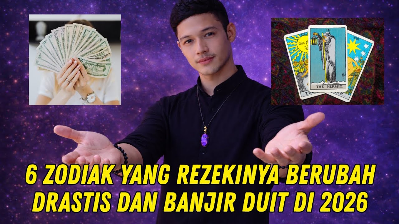 6 Zodiak yang Rezekinya BERUBAH Drastis dan BANJIR DUIT di 2026