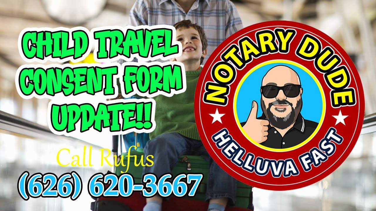 CHILD TRAVEL CONSENT FORM UPDATE ✅ (NEW 2024 Details Explained 😃)