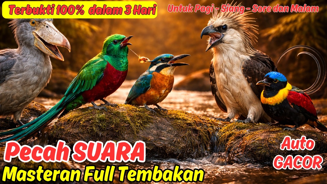 Masteran atau Pancingan Murai Batu Harian Full Variasi Isian