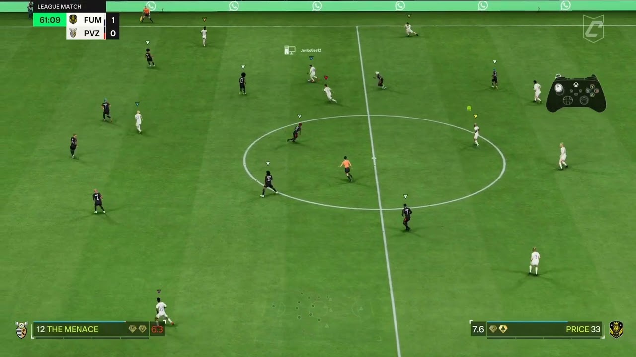 FC25 FUMA Controls - FUMA Clubs Divisions Goals Compilation (with a couple of misses 😱)