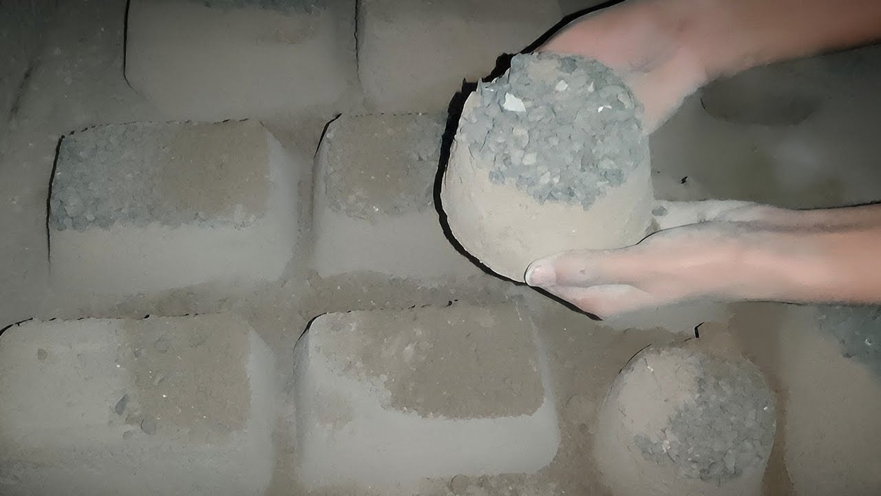 Relaxing satisfying dry Floor crumbling of  Sand Mud Texture ASMR #asmr 0#satisfying