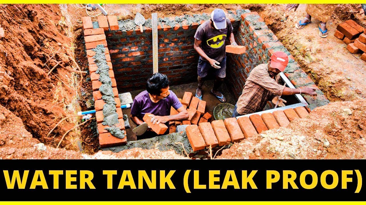 How to Build Leakproof Underground Water Tank | Sump Tank |  Best method