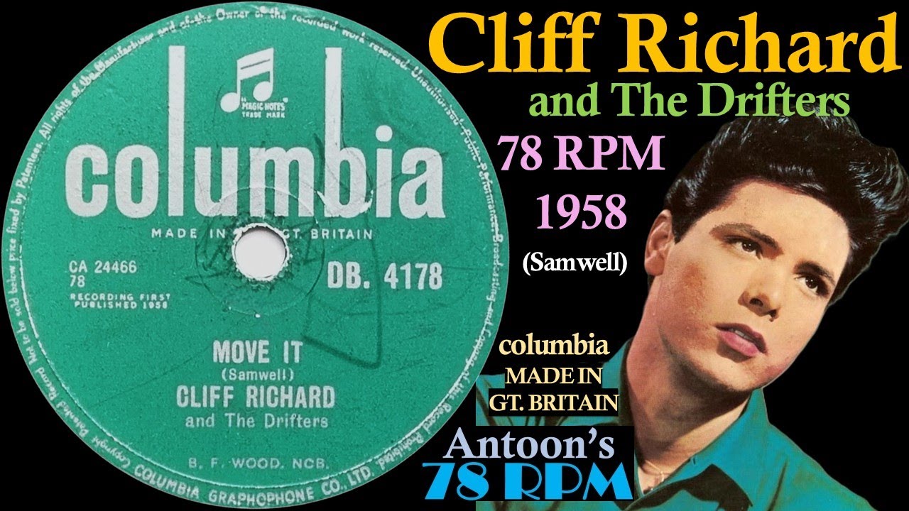 Cliff Richard | Move It | Columbia 78 rpm | 1958 Great Britain