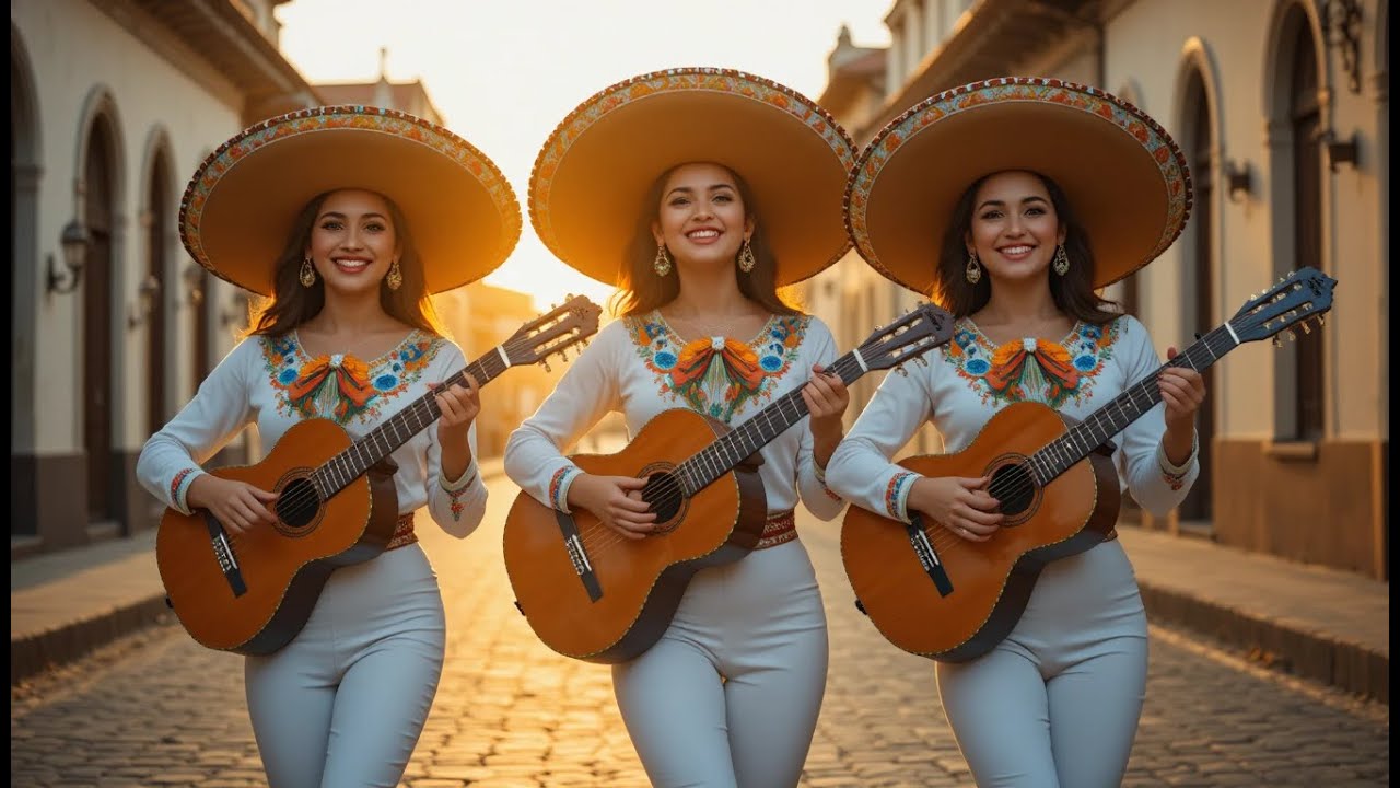Música Mariachi Alegre con Tres Mujeres Talentosas | Sonido Mexicano Tradicional