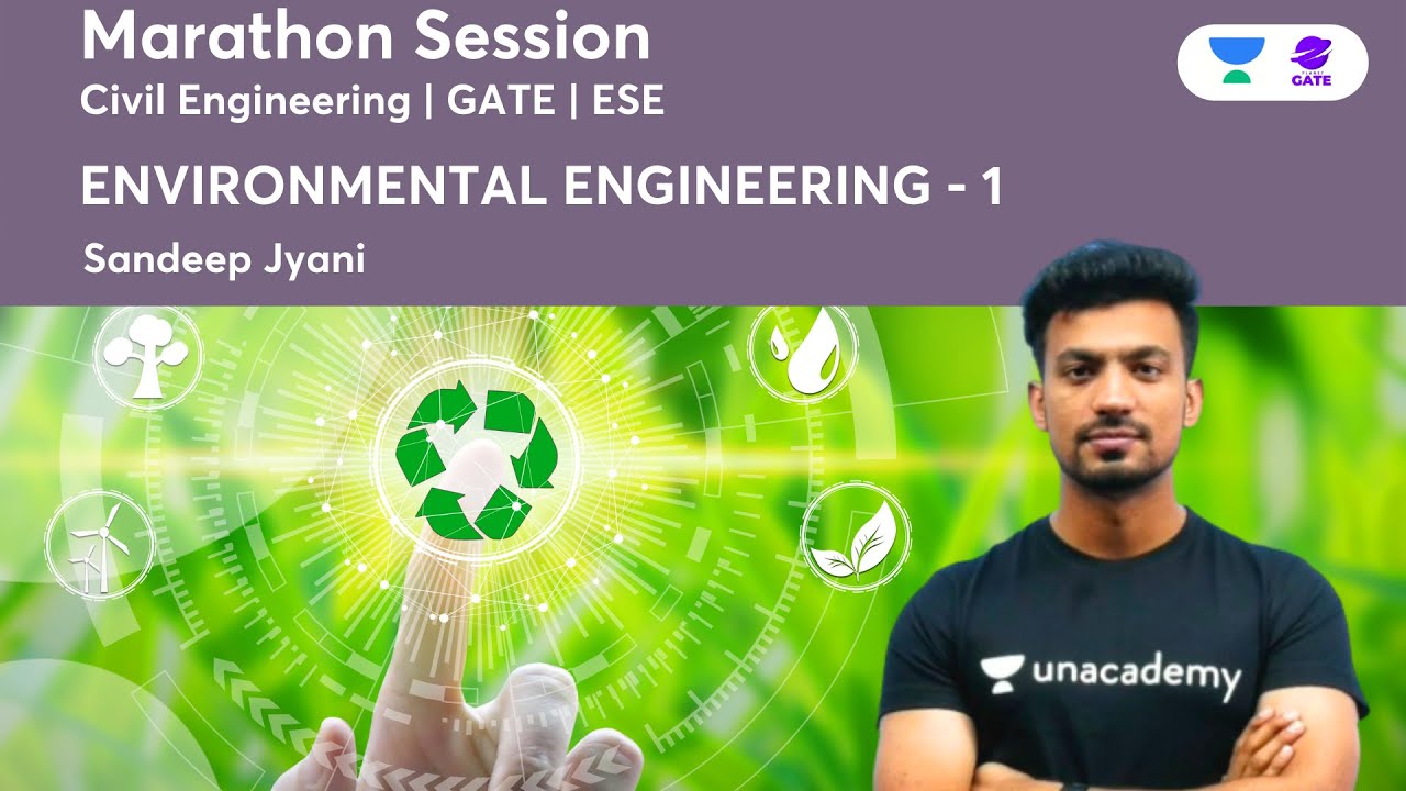 Environmental Engineering - 1 | Marathon Session | Civil Engineering | GATE & ESE | Sandeep Jyani