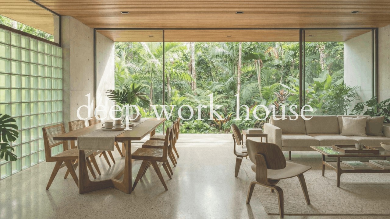 deep house for focused work | calm flow & productivity music