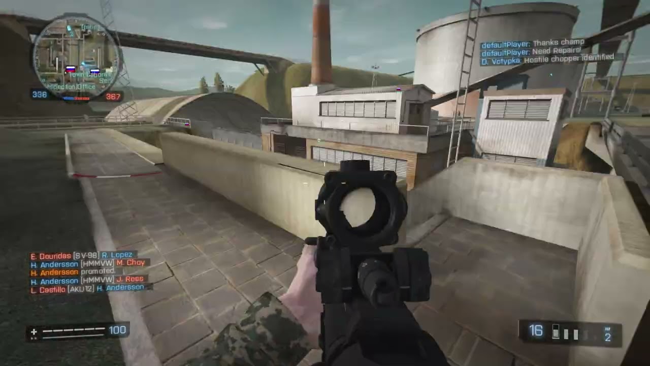 Battlefield 2 Damocles  UA VS RU