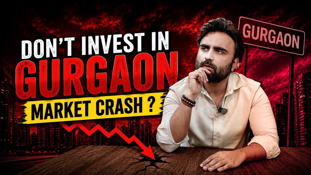 DON&rsquo;T Invest in Gurgaon? Market Crash Explained!  #marketcrash2026