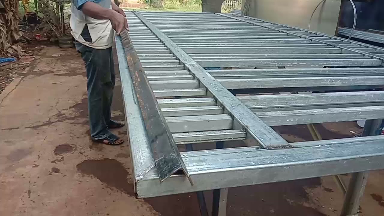 Cara Cepat Memasang Perumahan Rell Pagar Bagian Atas Memakai Besi Siku 40×40