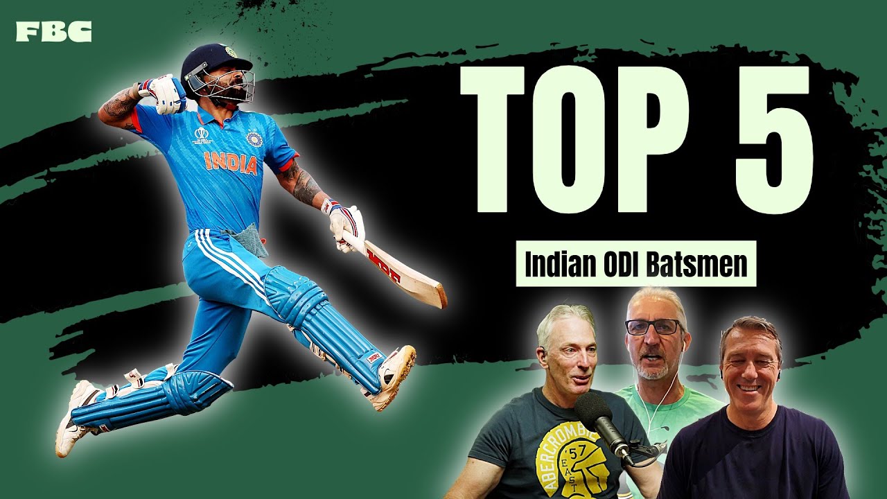 Top 5 Indian ODI Batsmen Of All Time