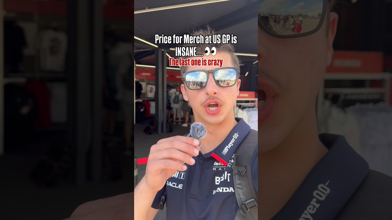 Price of Merch at COTA is crazy 😭 #f1 #formula1 #circuitoftheamericas #usgp #shorts