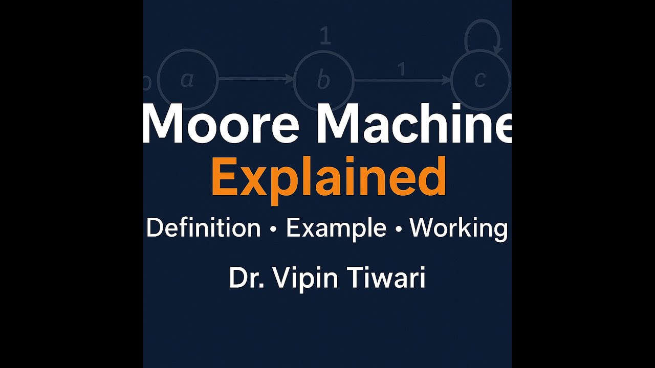Lecture 11 Moore Machine Explained