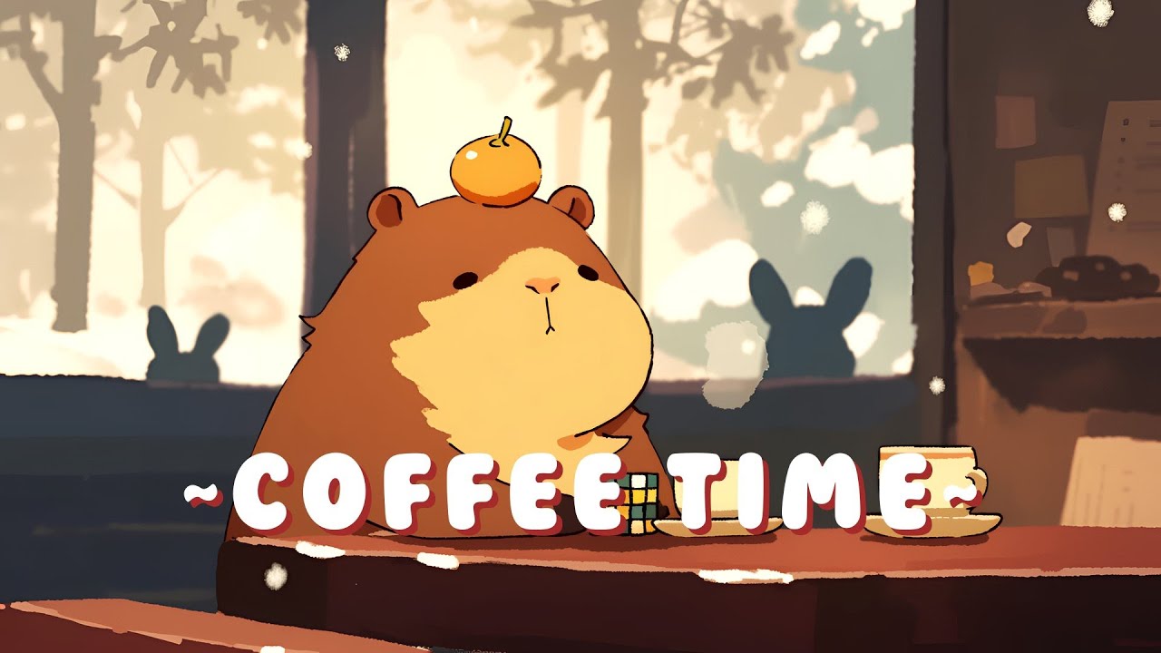 [Full Hour] Capybara Beat Station | Peaceful Beats for Studying & Relaxing 🦫 ✨ 🌙
