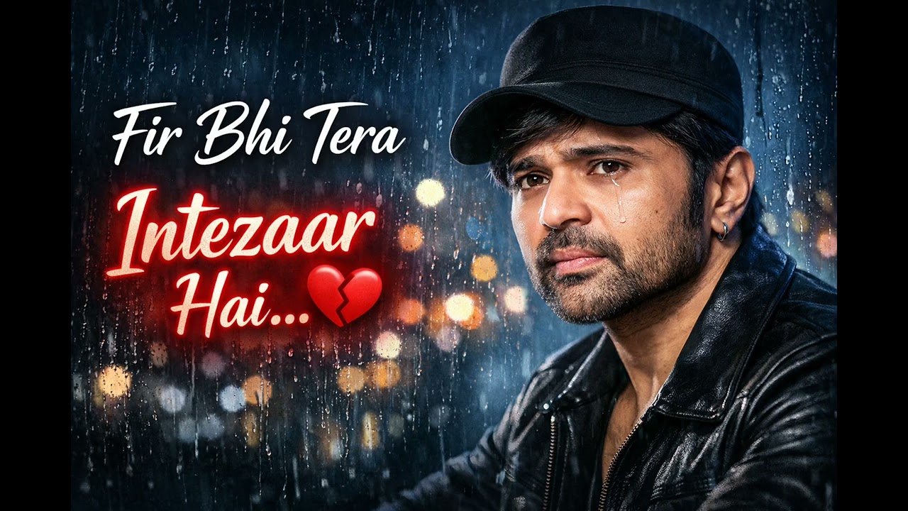 Fir Bhi Tera Intezaar Ha.💔 | New #Sad  Song 2026| #Heart Touching Hindi Song | 4K #Himesh_Reshammiya