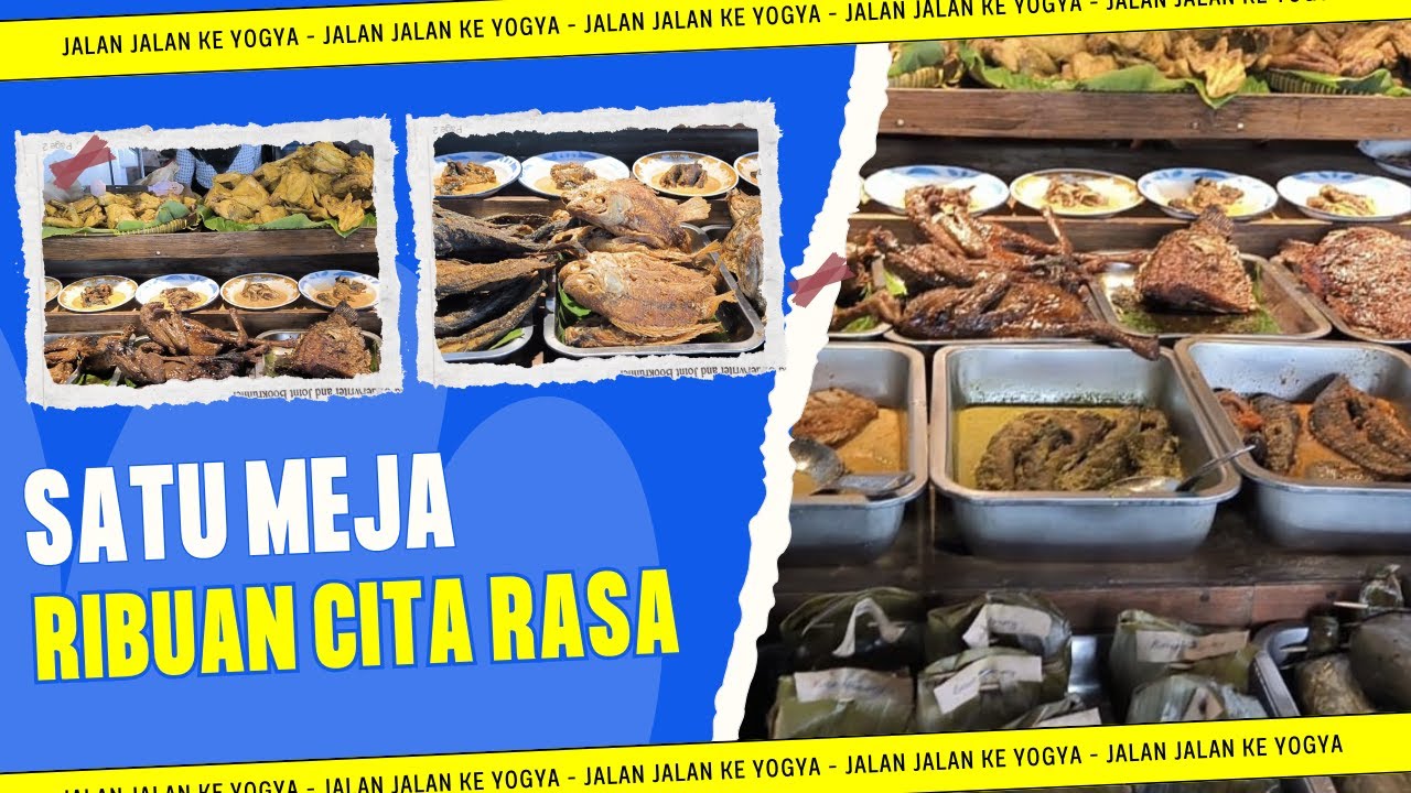 Makan Tenang di Jogja | Prasmanan Tradisional di Tepi Sawah