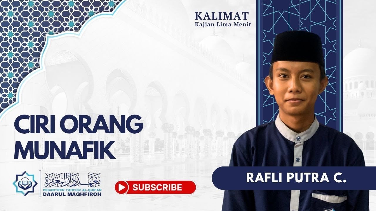 Ciri Orang Munafik 