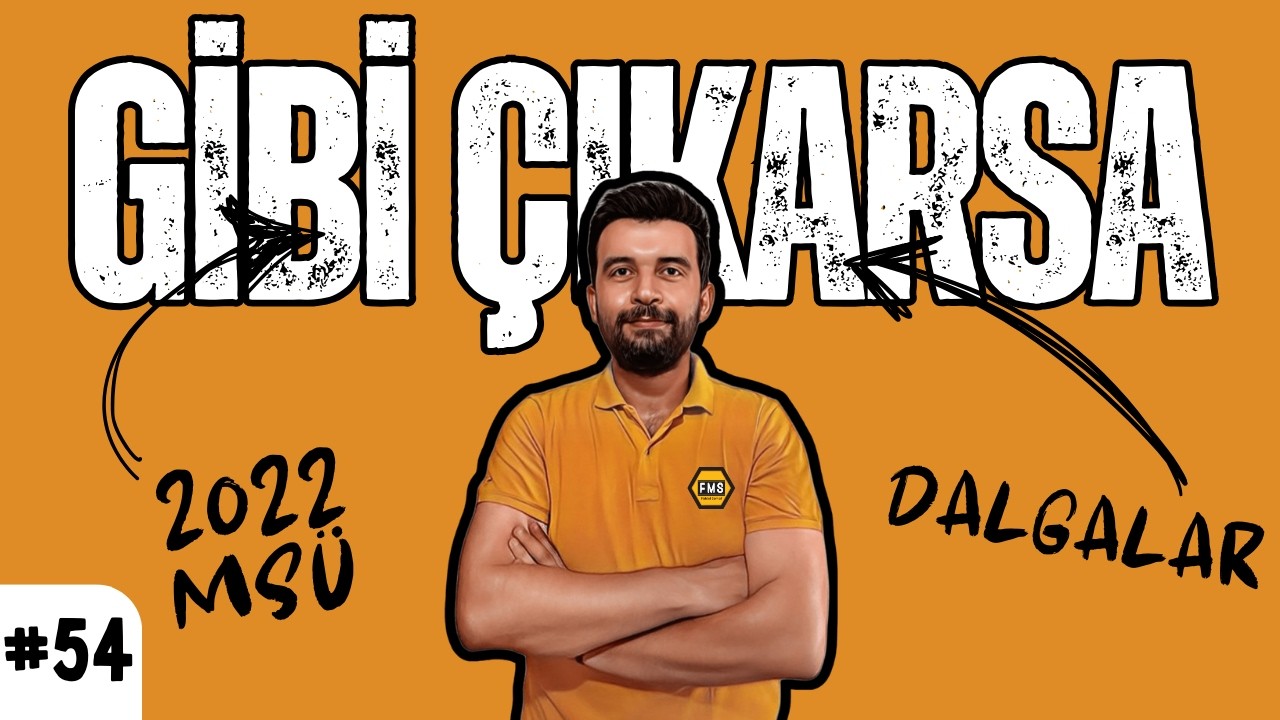 DALGALARDAN HER SENE 1 TANE SORU SORULUR | YKS 2022 