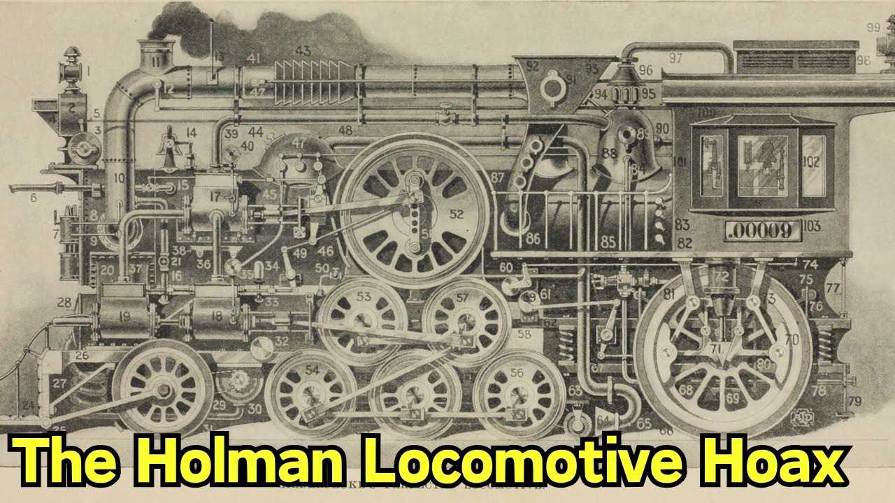 Strange Locomotives - The Holman Locomotive Hoax #fypシ゚viral #trains #scam
