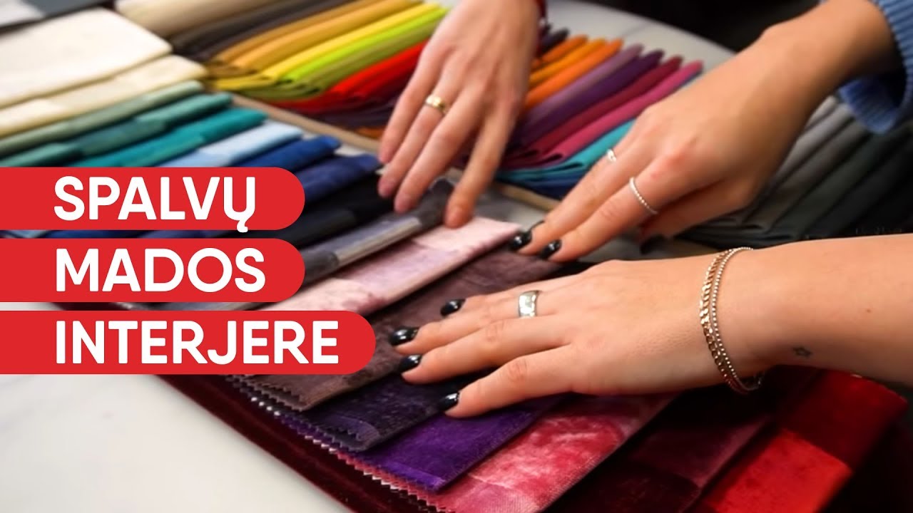 Spalvų mados interjere || INTERJERO TV