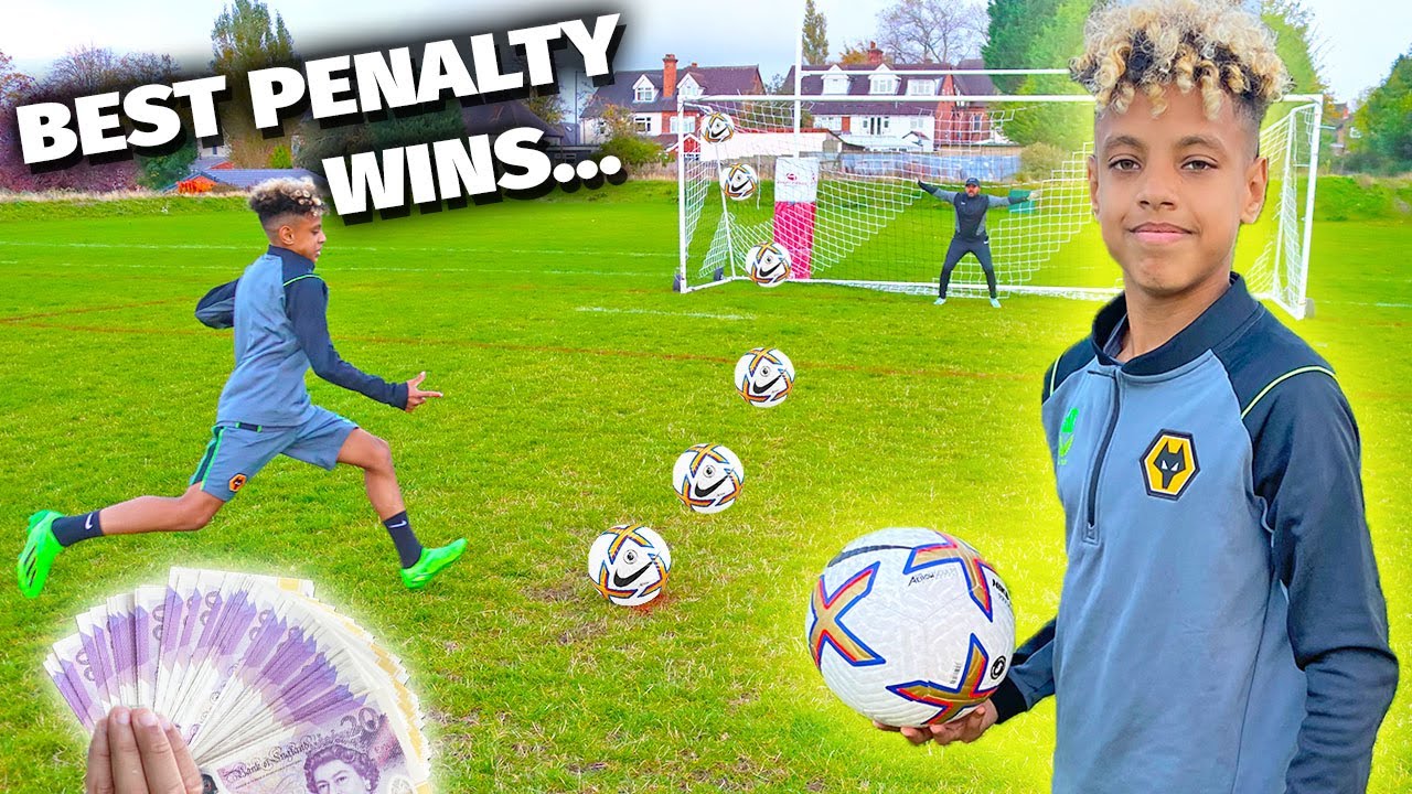 THE BEST FOOTBALL PENALTY WINS &pound;1000! | TASH BALLER!!