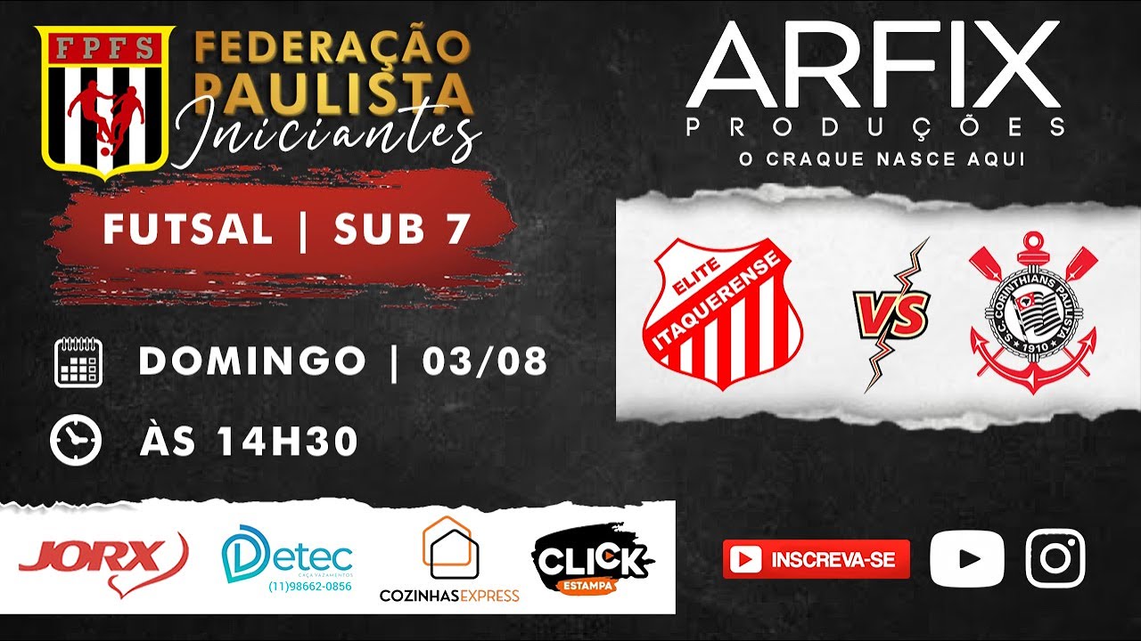 ELITE ITAQUERENSE x CORINTHIANS - FUTSAL | SUB 7