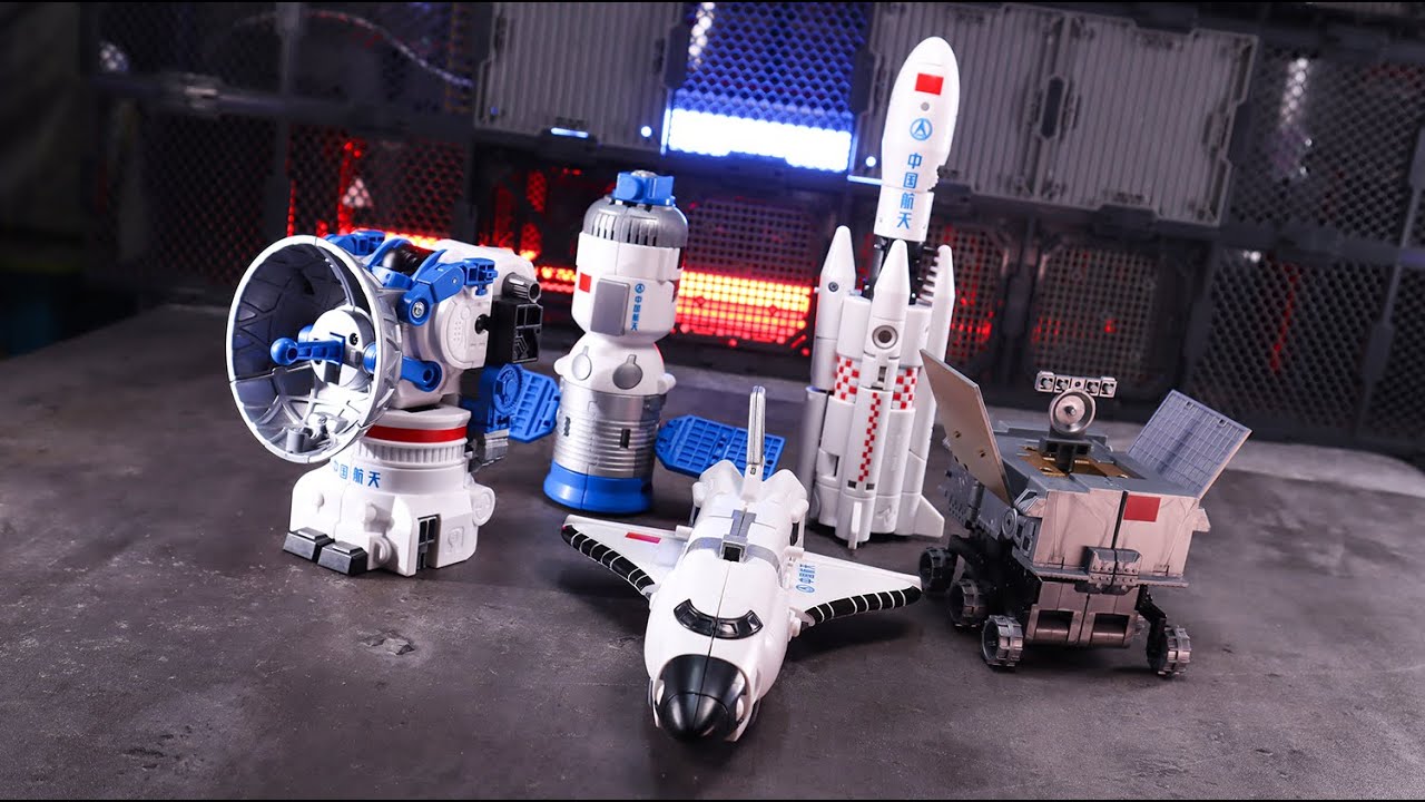 Only 30 bucks，get your Lord of Oourter Space Combiner！！！Transformers stop motion by Mangmotion.