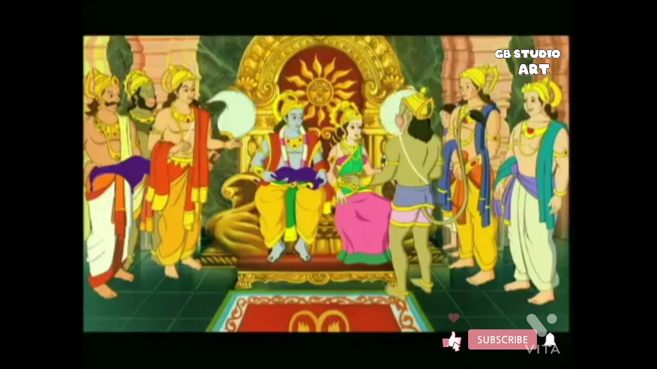 Hanuman 🙏🙏 cartoon movie best scene // GB studio art --