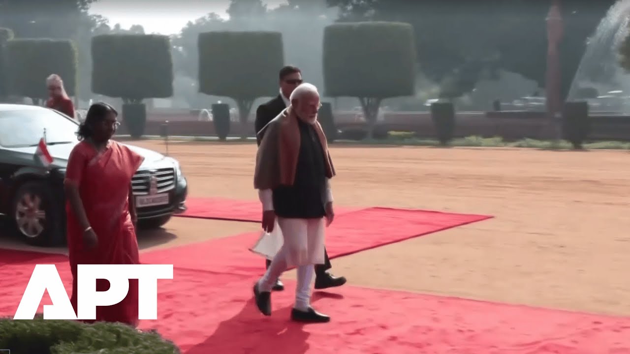 India's  Grand Welcome for Putin: Modi & Indian President Murmu Reach Rashtrapati Bhawan | APT