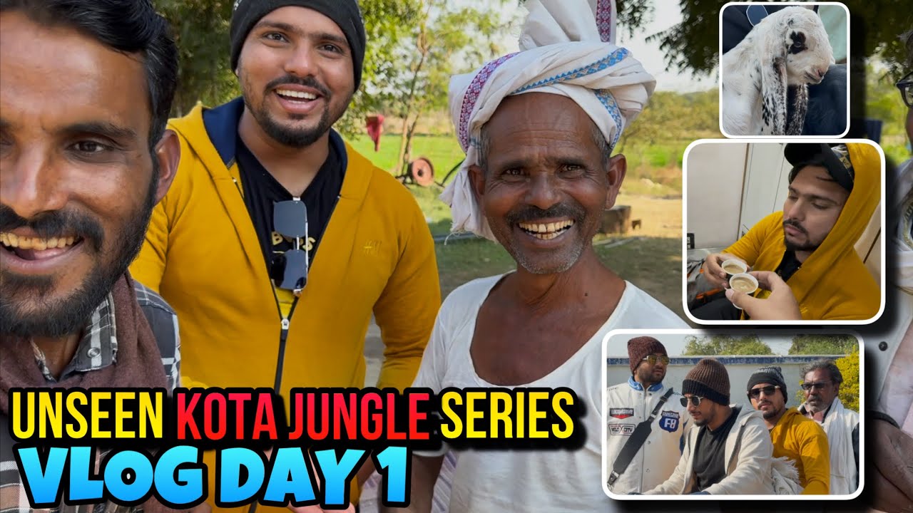 KOTA JUNGLE VLOG DAY 1 UNSEEN JUNGLE EXPERIENCE 🤩| WELCOME to KOTA