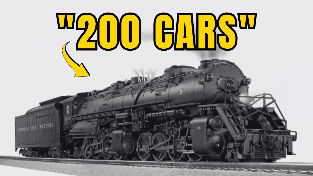 The Locomotive That Pulled 200 Cars: N&W's Y6 Giant
