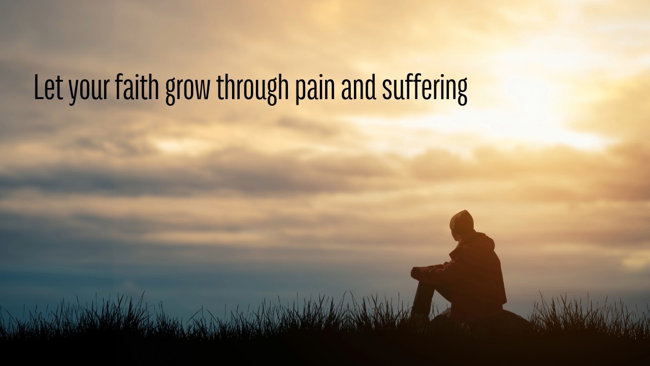 Let your faith grow through pain and suffering | Sr. Fatima Vaz