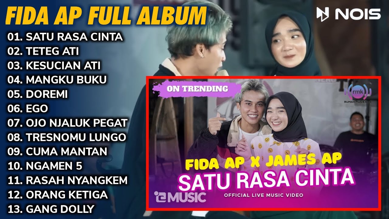 Fida AP X James AP “Satu Rasa Cinta” Full Album Dangdut Milenial Terbaru 2023 | Musik Cafe SKA