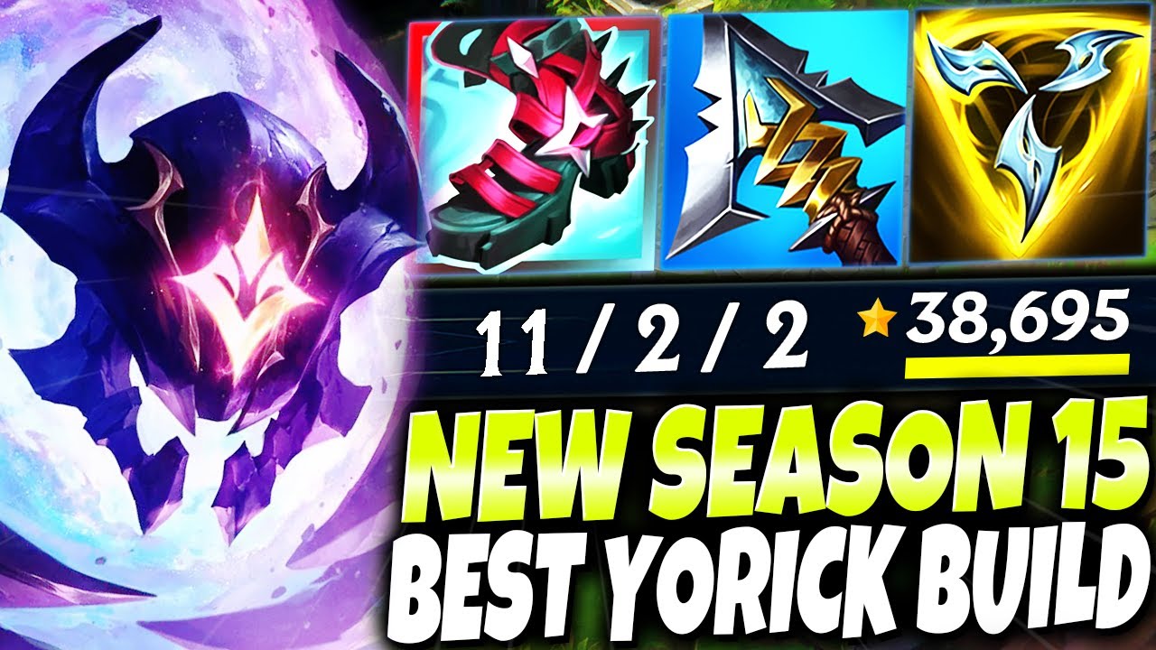 This is My Best New Season 15 Yorick Build Guide TO CARRY (QUADRA KILL!?) - s15 League of Legends