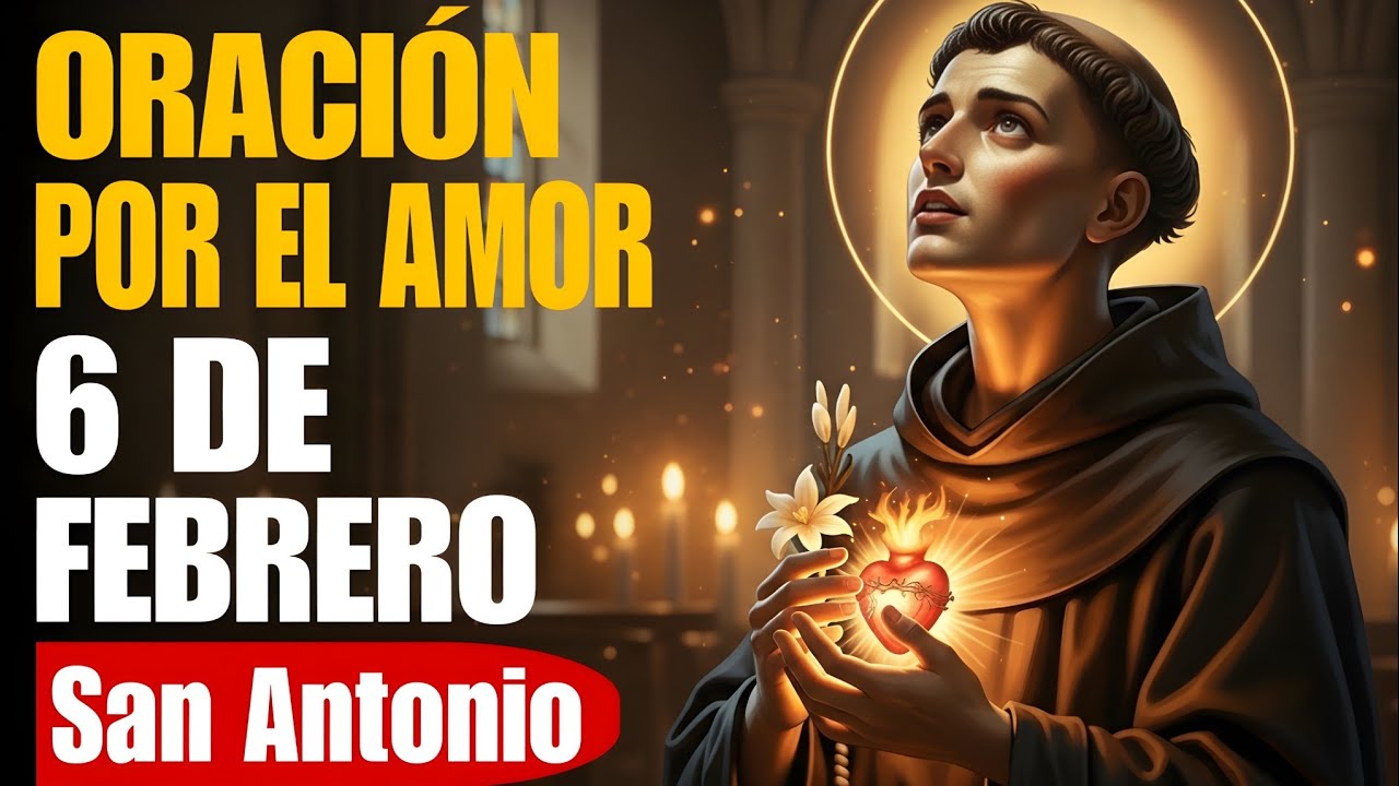 ✨ORACIÓN QUE NUNCA FALLA A SAN ANTONIO POR UNA PAREJA AMOROSA. TRES PETICIONES URGENTES ❤️
