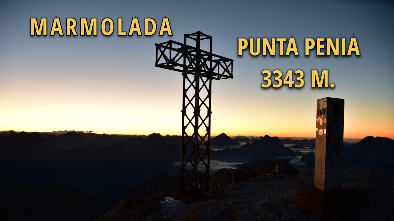 MARMOLADA | PUNTA PENIA 3343m. | FERRATA CRESTA OVEST | RITORNO GHIACCIAIO DELLA MARMOLADA