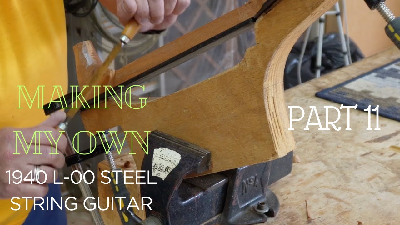 Making my own 1940 L-00 steel string guitar