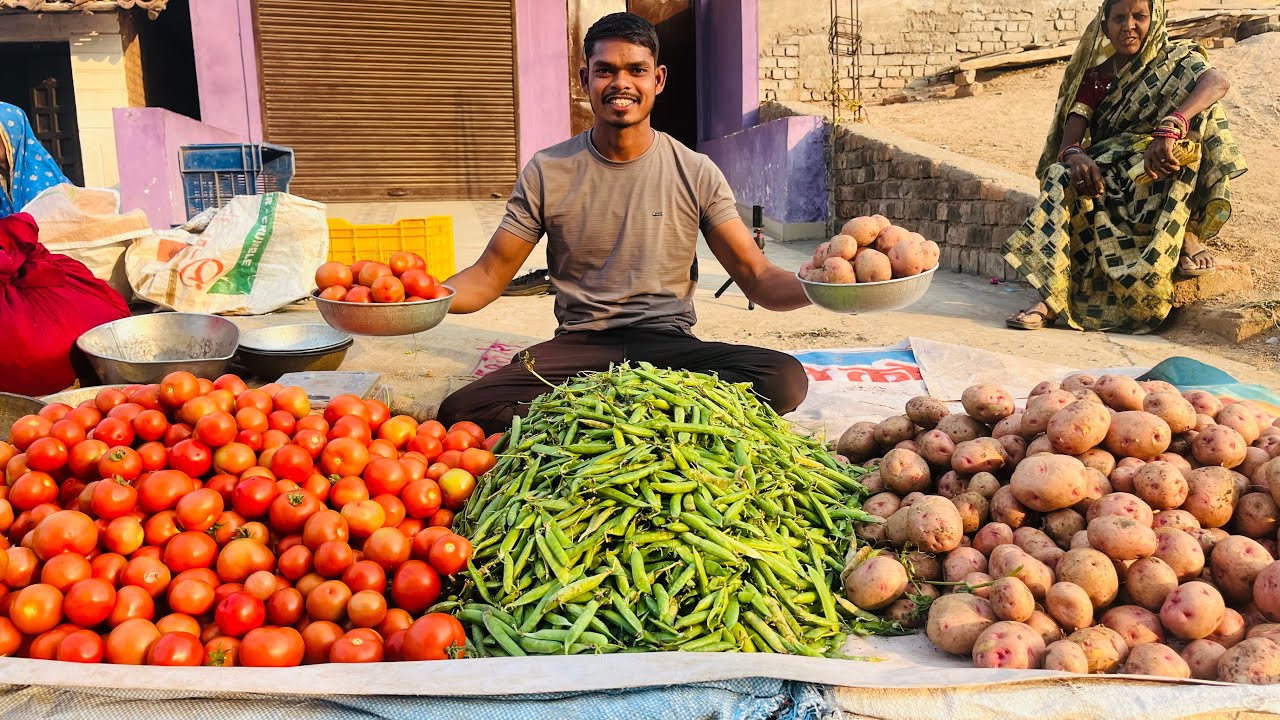50kg Aalu Vs 50Kg Tamater Kiski Selling Jyda Hogi!!