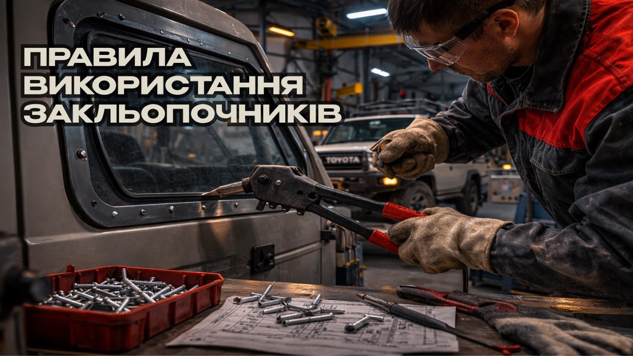 Закльопочники Витяжні, Різьбові, Акумуляторні, Правила Експлуатації.
