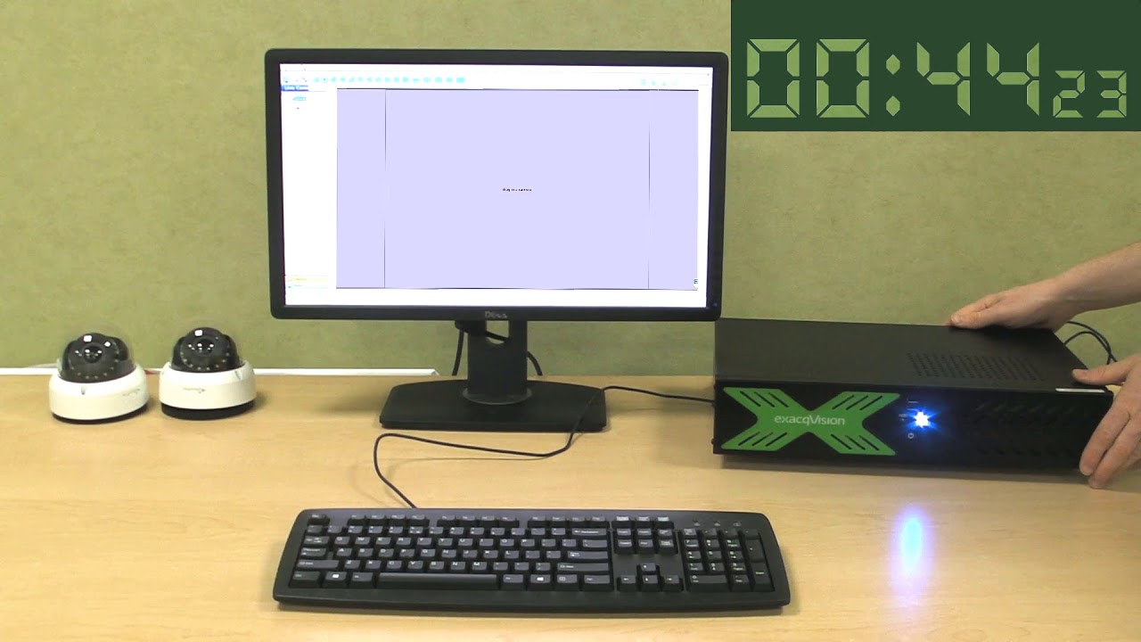 exacqVision LC UNA Up and Recording in Under 5 Minutes