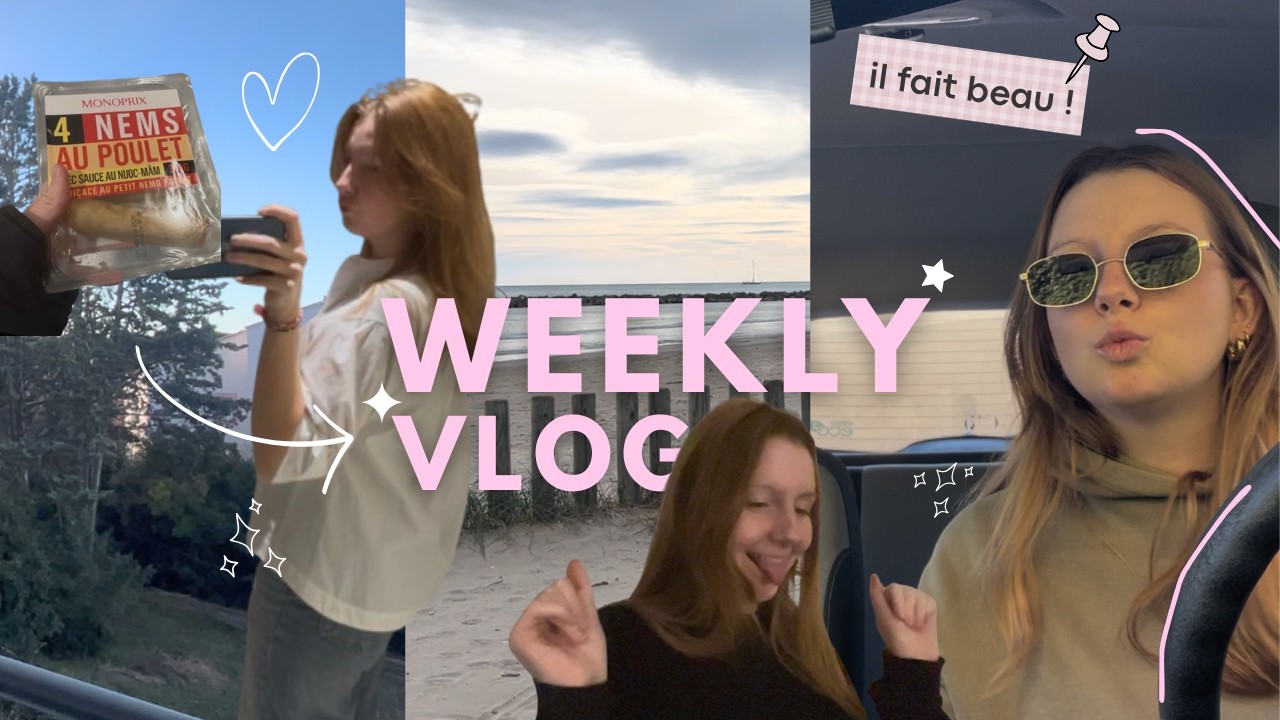 WEEKLY VLOG ( haul, soleil & more )
