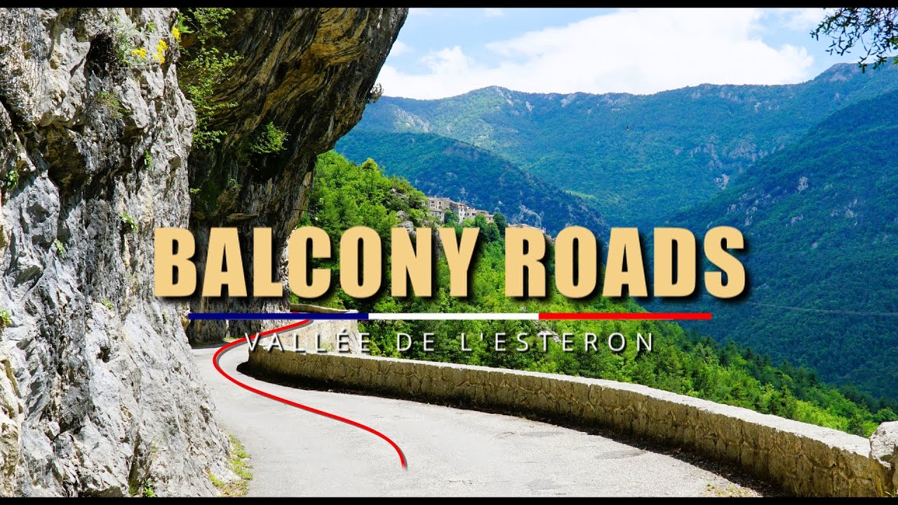 Clue du Saint Auban, Balcony Roads, Vallée de l'Esteron, Balade Moto